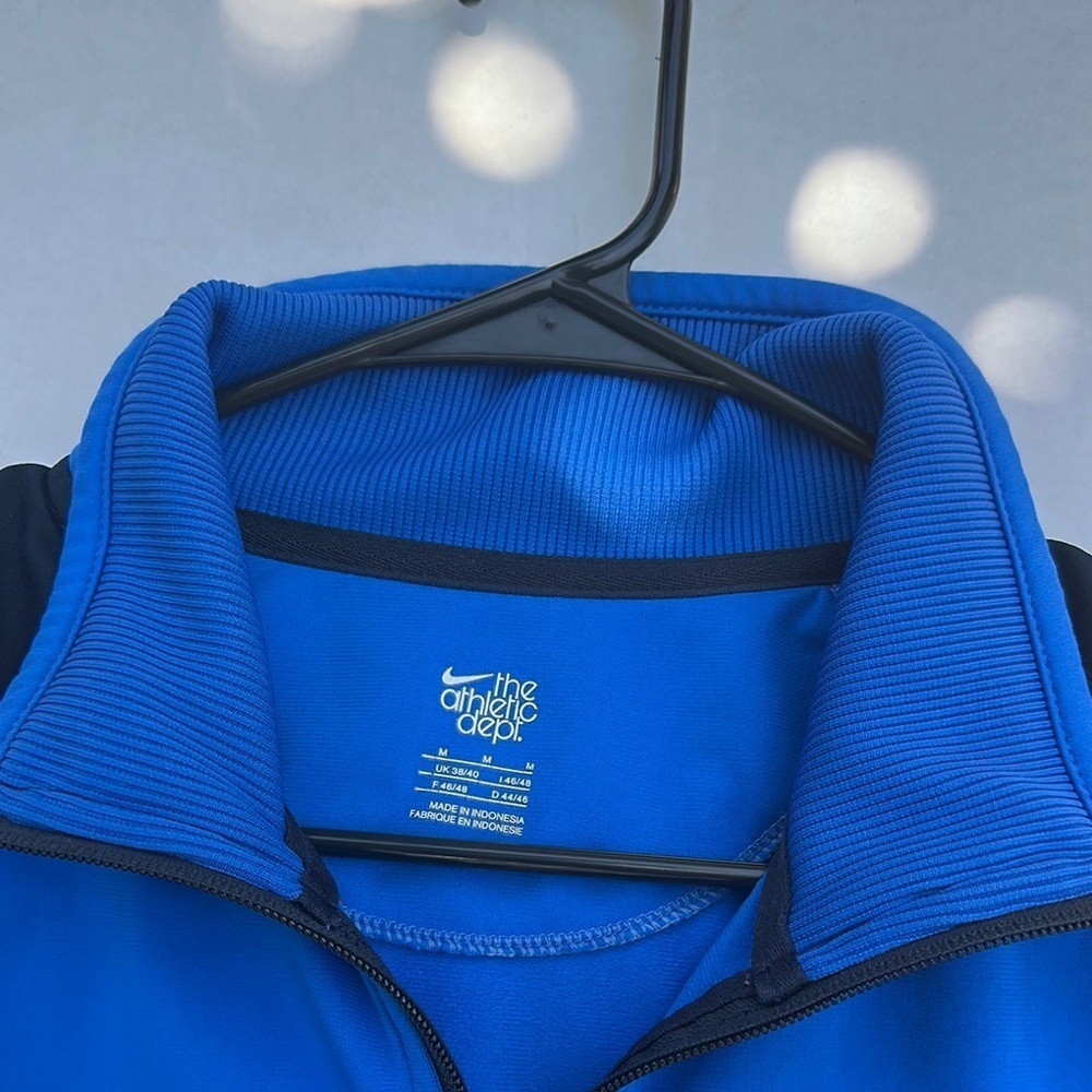 Nike Blue and Black Windbreaker Jacket - Picture 2 of 3